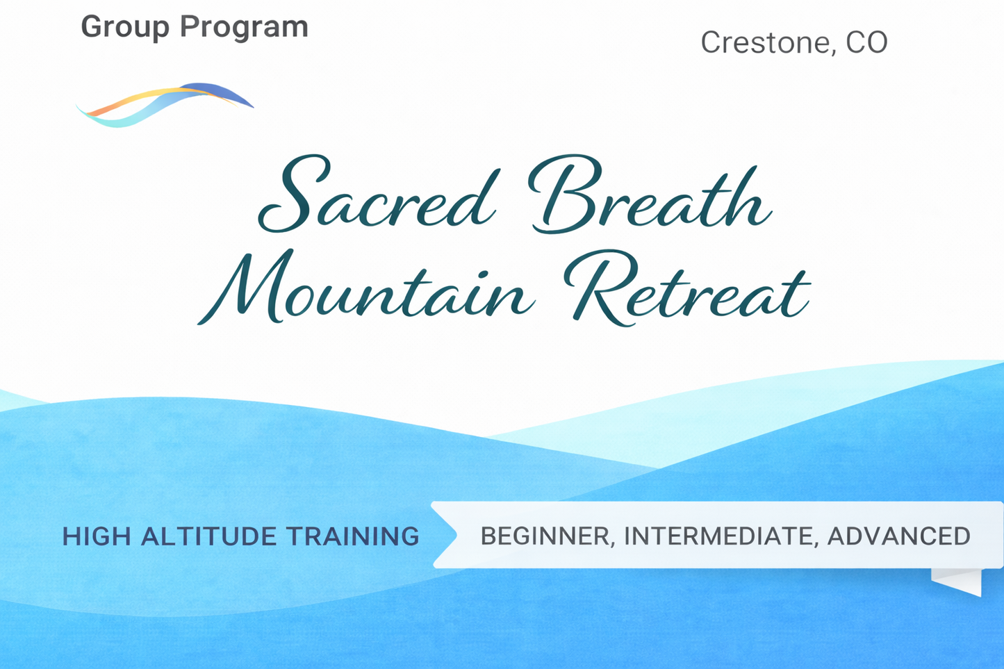 Sacred Breath Mountain Retreat (June 2026)