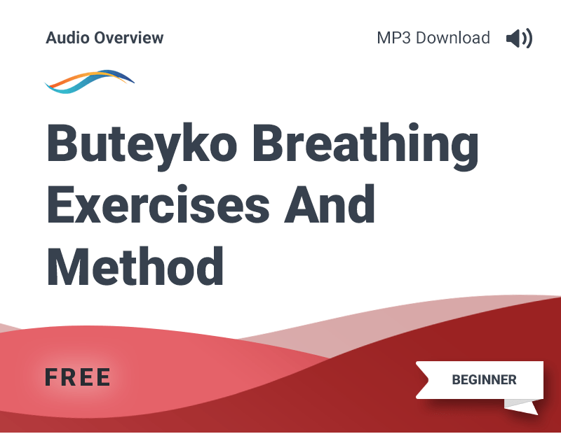 Buteyko Breathing Exercises And Method (MP3)